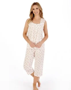 Floral Dobby Spot Woven Pyjama PJ05212