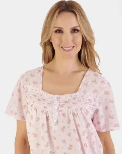 Floral Dobby Spot Woven Pyjama PJ05213