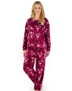 Floral Flannel Fleece Pyjama PJ06314