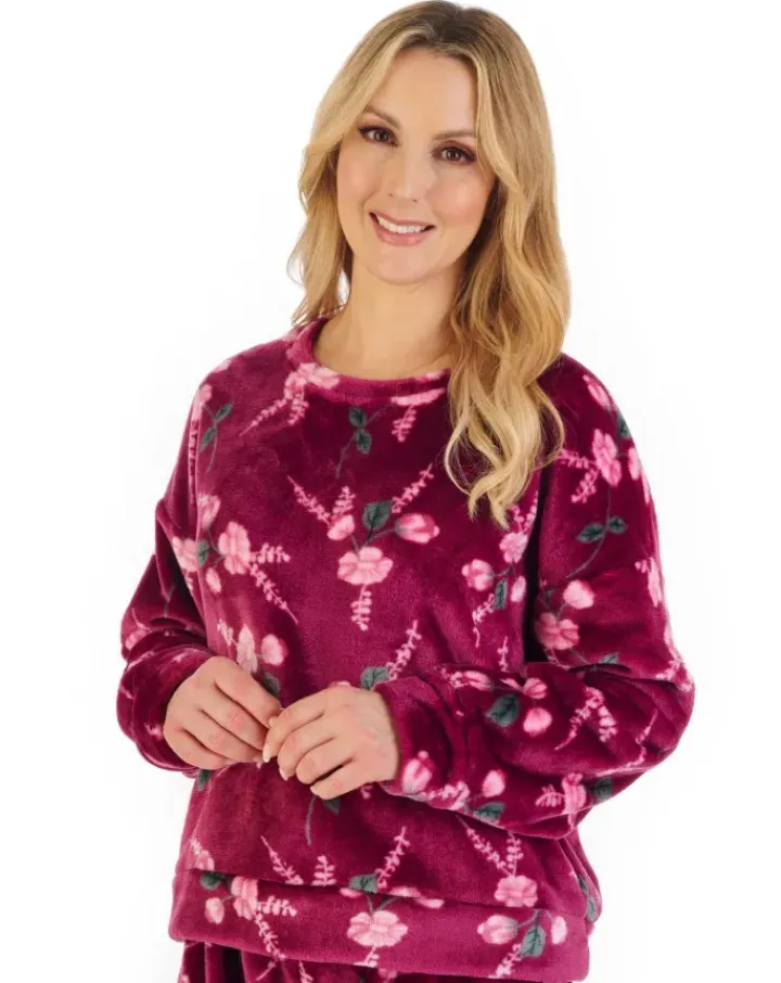 Floral Flannel Fleece Pyjama PJ06314