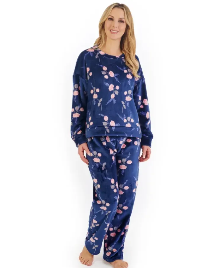 Floral Flannel Fleece Pyjama PJ06314