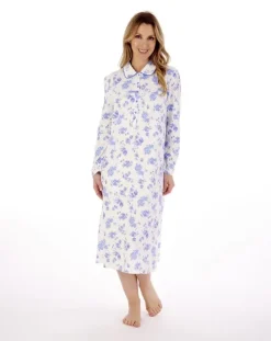 Floral Print 45" Interlock Jersey Nightdress ND02127