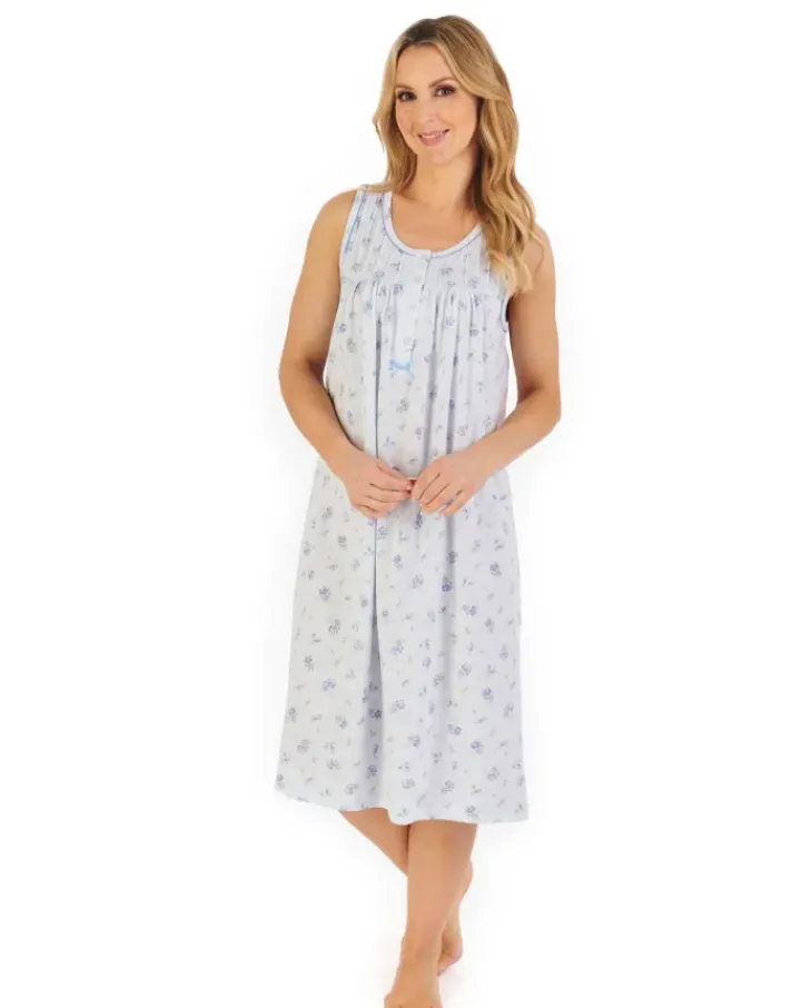 Floral Print 42" Jersey Nightdress ND06125