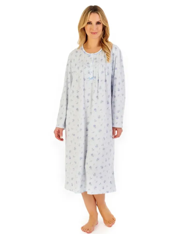 Floral Print 45" Jersey Nightdress ND06127