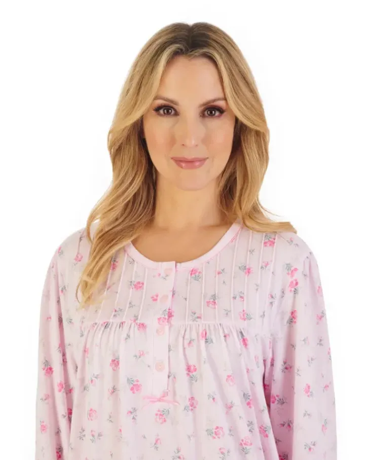 Floral Print 45" Jersey Nightdress ND06127