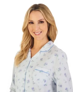 Floral Print Jersey Tailored Pyjama PJ06128