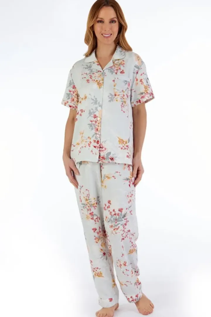 Floral Print Tailored Woven Pyjama PJ55280