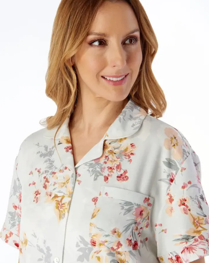Floral Print Tailored Woven Pyjama PJ55280