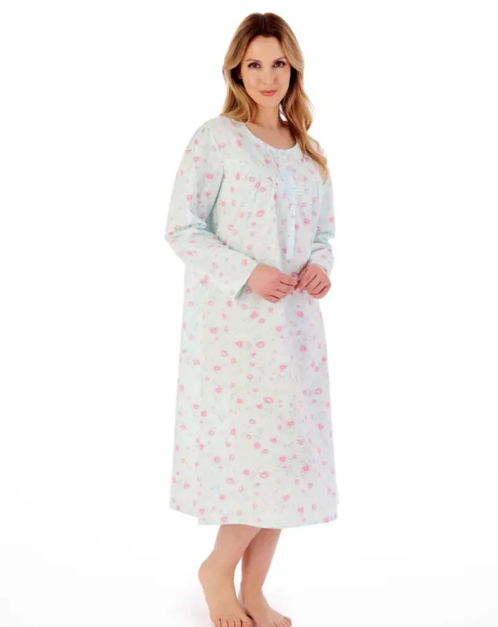 Floral Print 45" Woven Nightdress ND02201