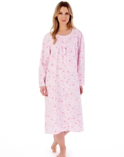 Floral Print 45" Woven Nightdress ND02201