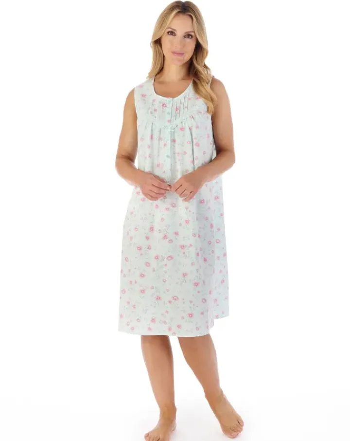 Floral Print 40" Woven Nightdress ND02205