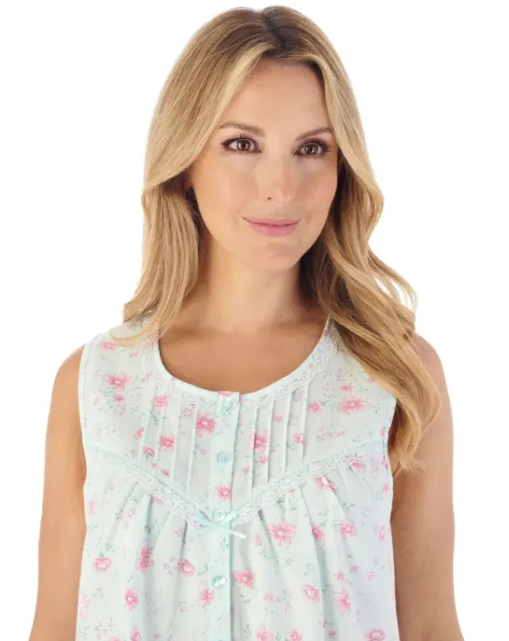 Floral Print 40" Woven Nightdress ND02205