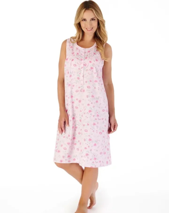 Floral Print 40" Woven Nightdress ND02205