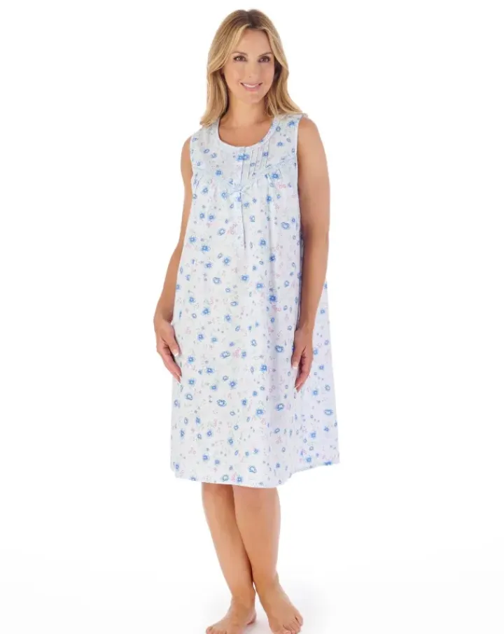 Floral Print 40" Woven Nightdress ND02205