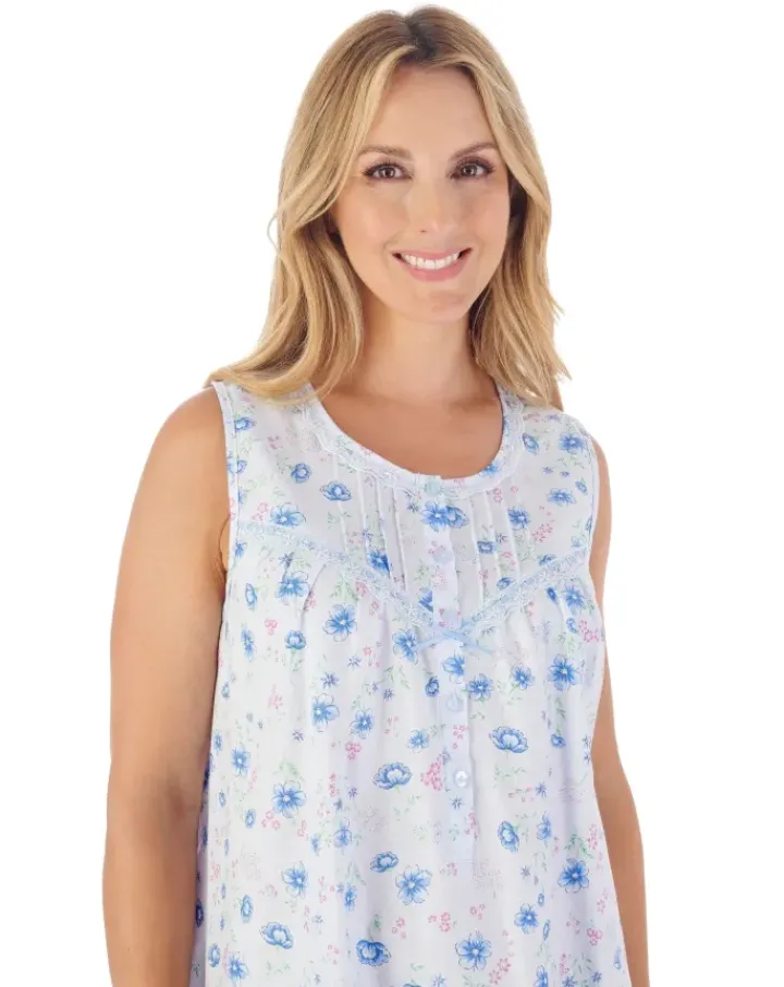 Floral Print 40" Woven Nightdress ND02205