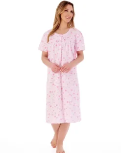 Floral Print 45" Woven Nightdress ND02200