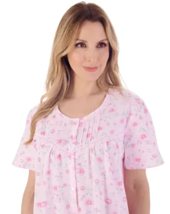 Floral Print 45" Woven Nightdress ND02200