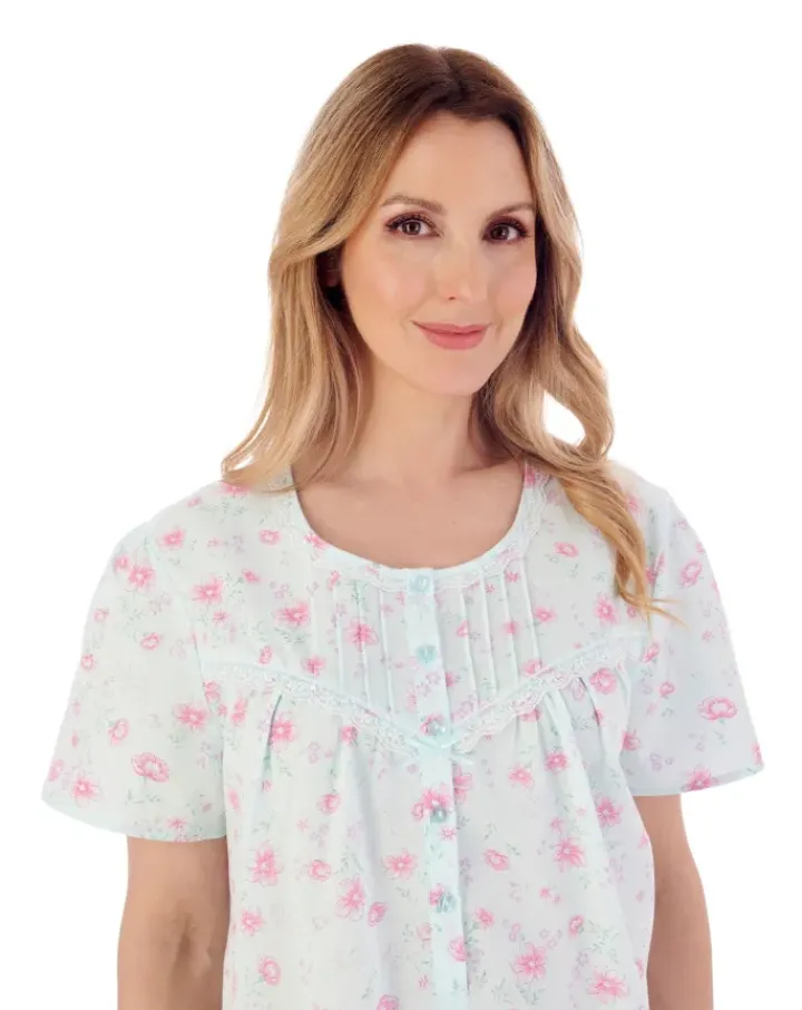 Floral Print 45" Woven Nightdress ND02200
