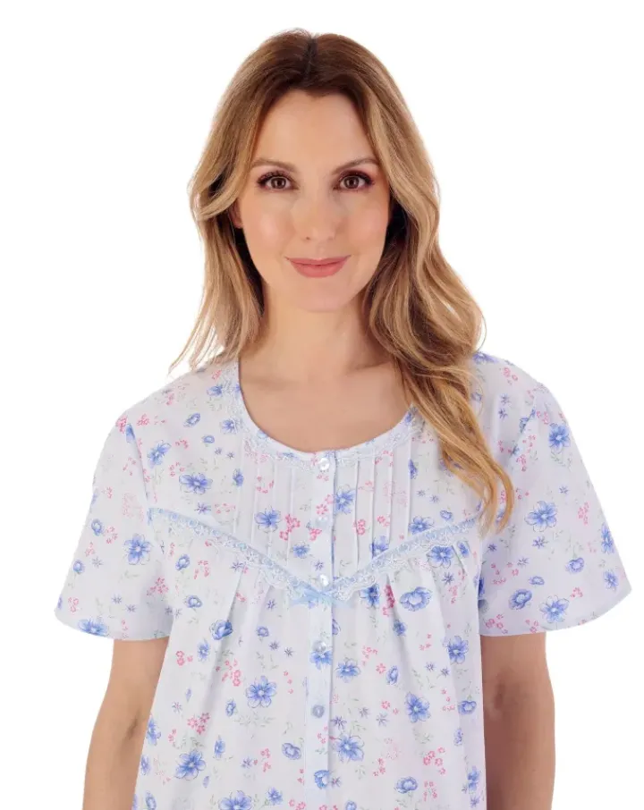 Floral Print 45" Woven Nightdress ND02200