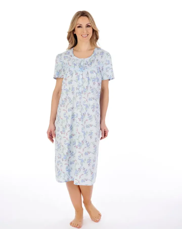Floral Print 42" Woven Nightdress ND04200