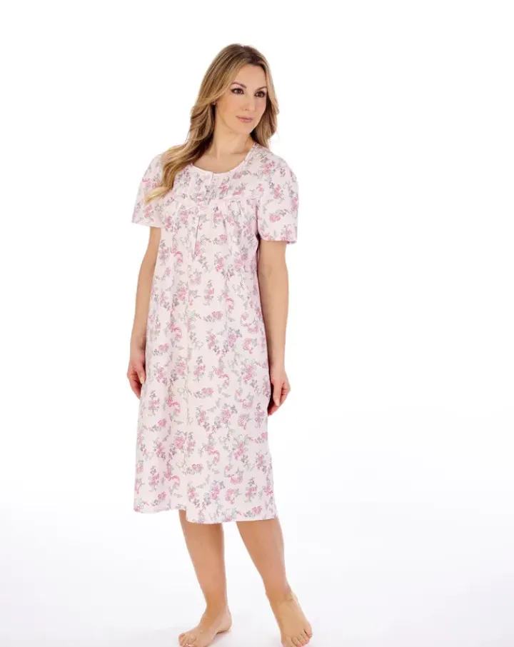 Floral Print 42" Woven Nightdress ND04200