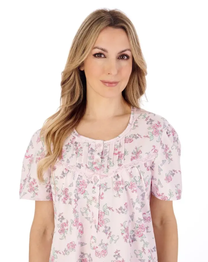Floral Print 42" Woven Nightdress ND04200