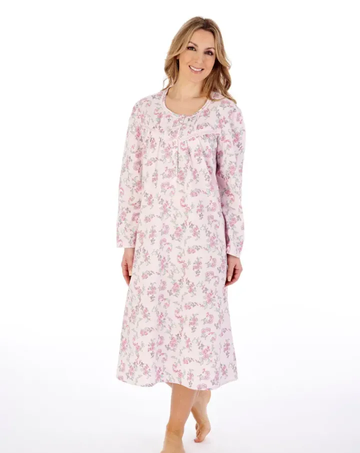 Floral Print 45" Woven Nightdress ND04201