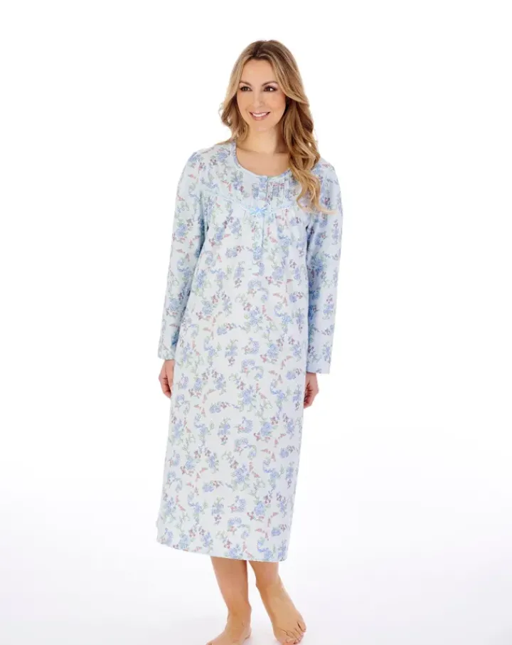 Floral Print 45" Woven Nightdress ND04201