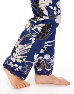Floral Satin Cami & Trouser Set GL02722