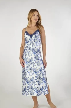 Floral Satin 48" Nightdress GL2772