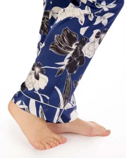 Floral Satin Tailored Pyjama GL02723