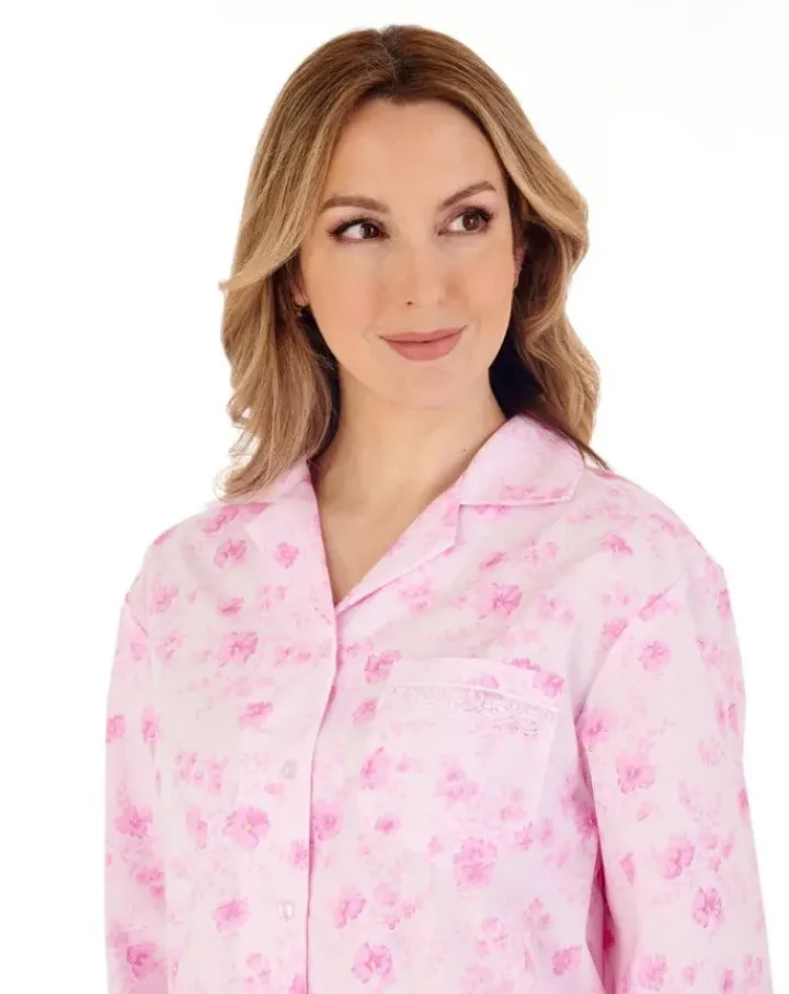 Floral Tailored Brushed Woven Pyjama PJ88203