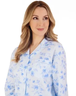 Floral Tailored Brushed Woven Pyjama PJ88203