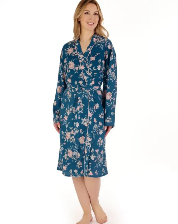 Floral 42" Woven Viscose Kimono Wrap GL88713