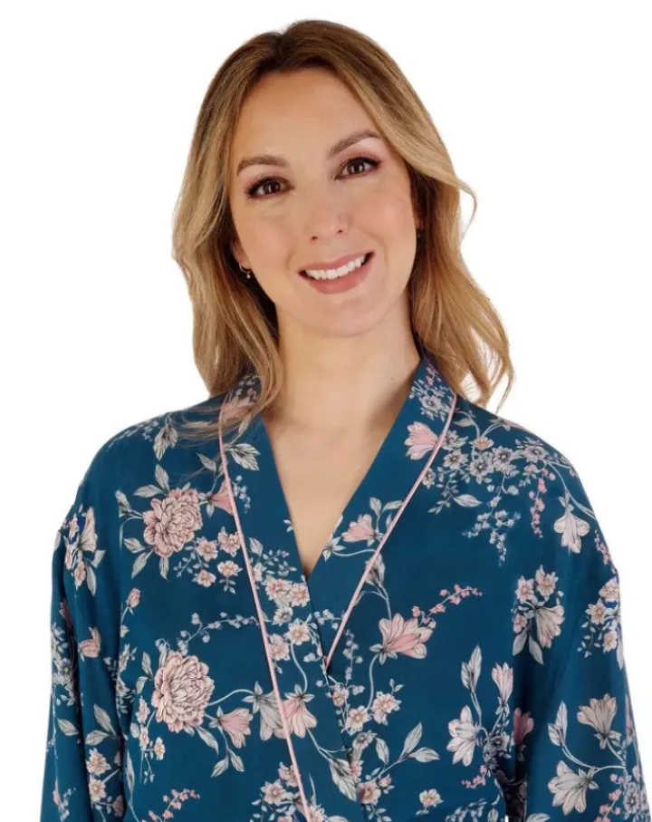 Floral 42" Woven Viscose Kimono Wrap GL88713
