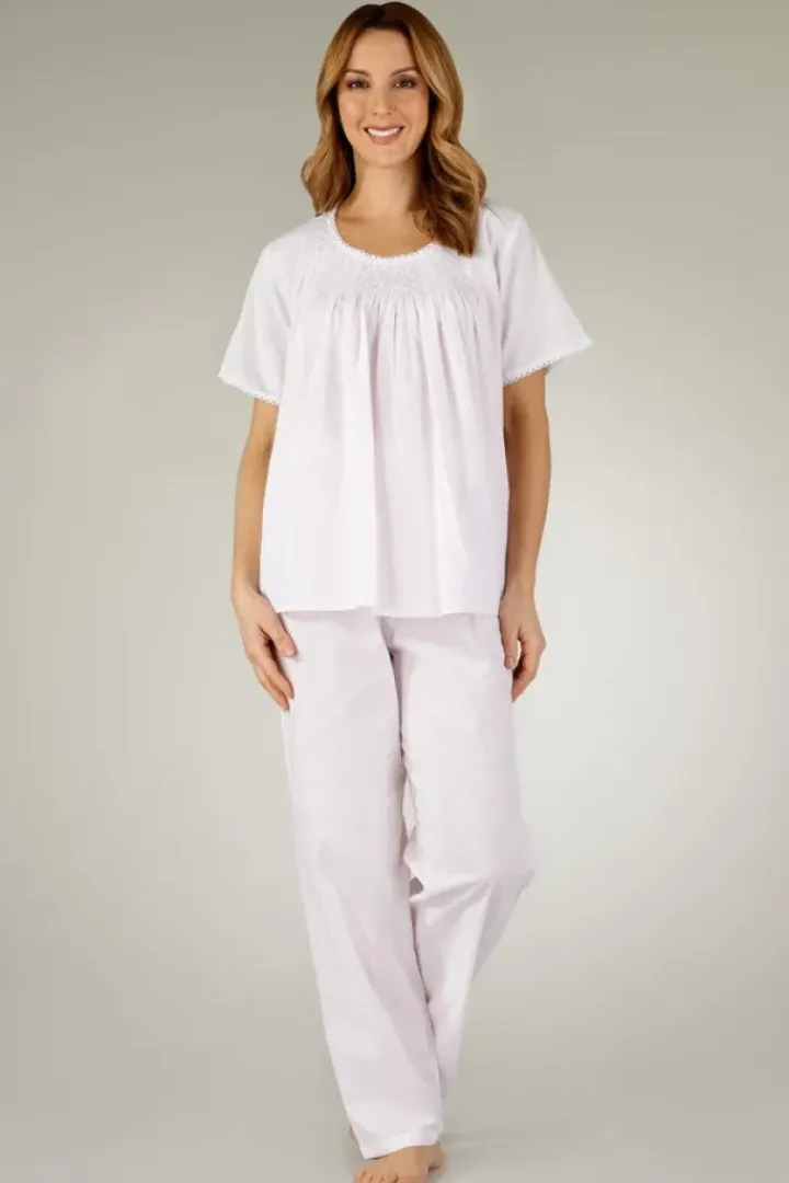 Hand-Smocked Woven Pyjama PJ3257