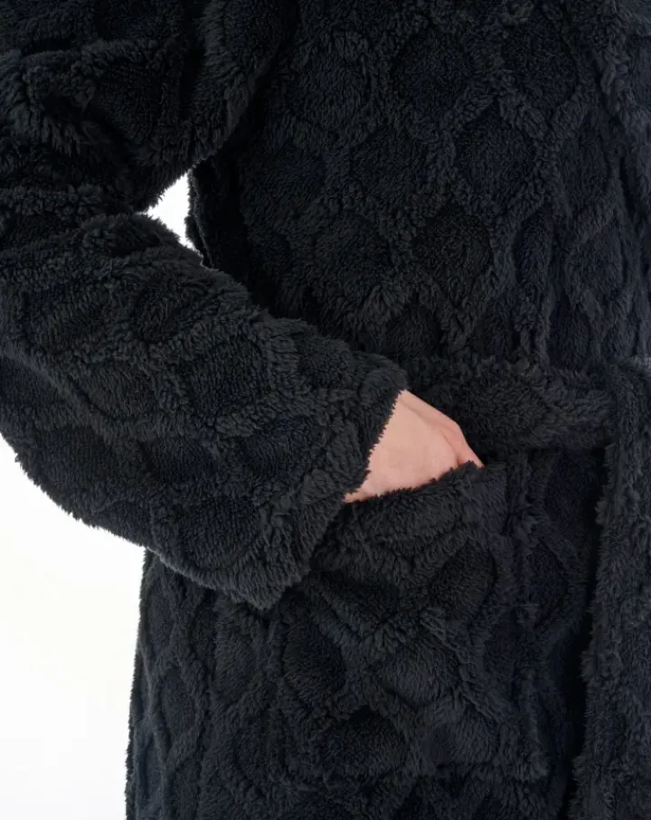 Honeycomb Texture 51" Wrap Housecoat HC04321