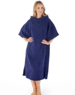 Hooded Towelling 44" Cover-Up HC03335