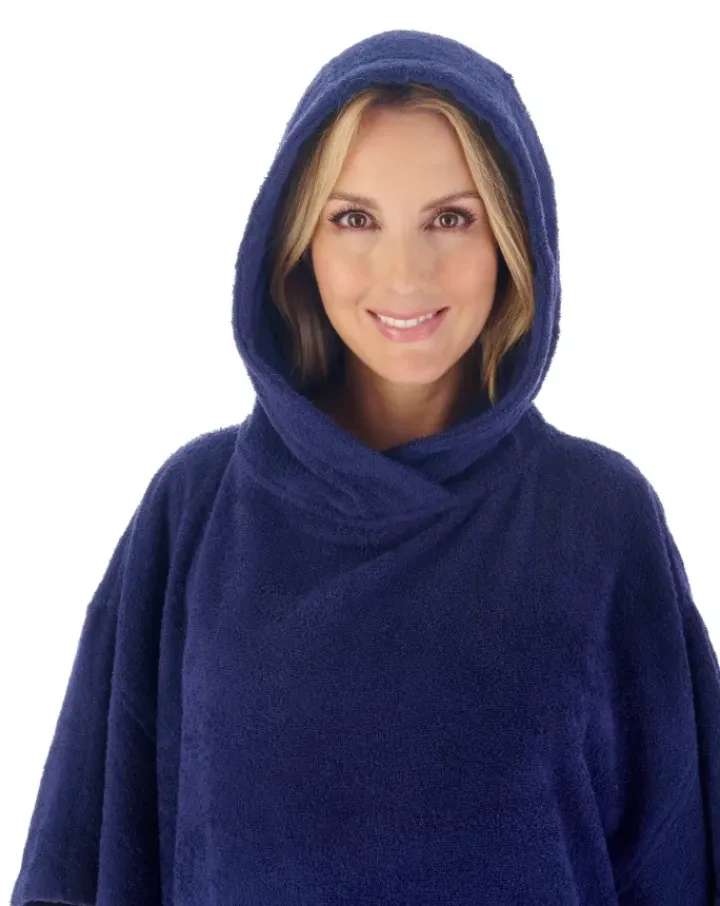 Hooded Towelling 44" Cover-Up HC03335