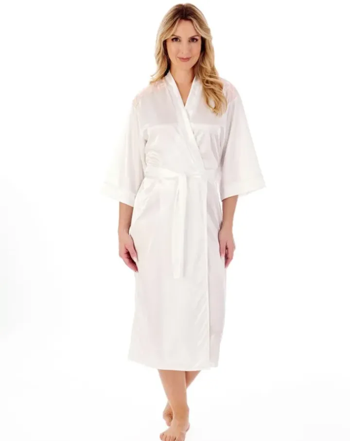 Knitted Satin Embroidered 46" Wrap HC55403