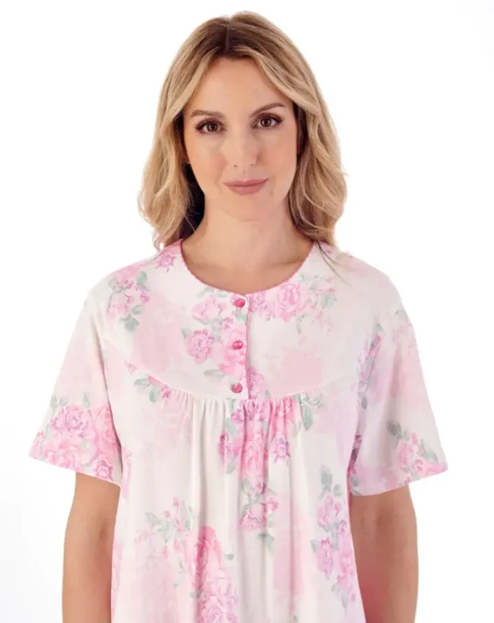 Large Floral Print 38" Nightdress ND01130
