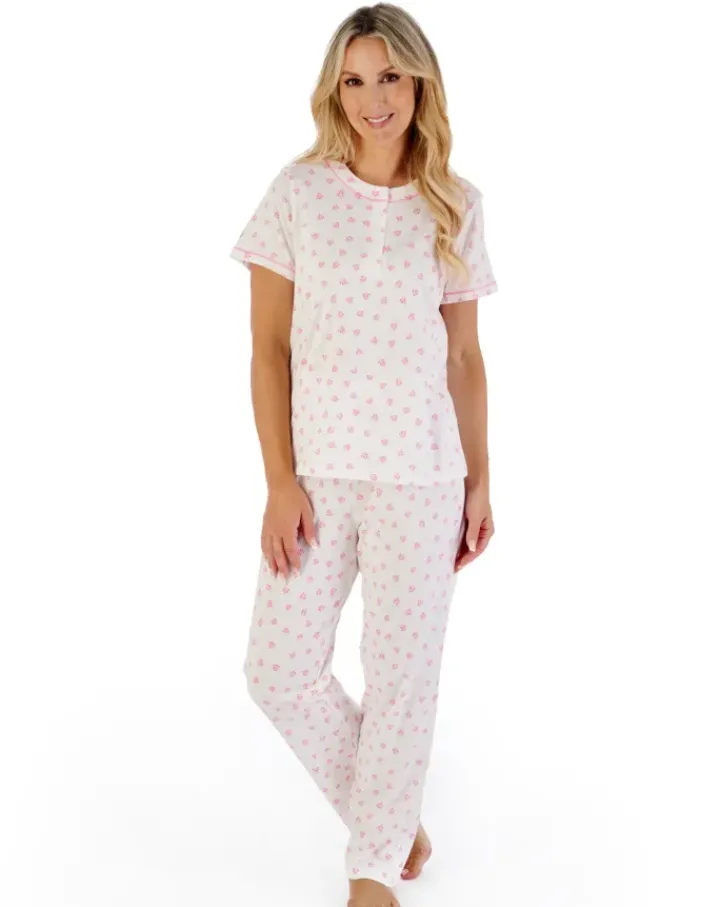 Leaf Print Jersey Pyjama PJ07117