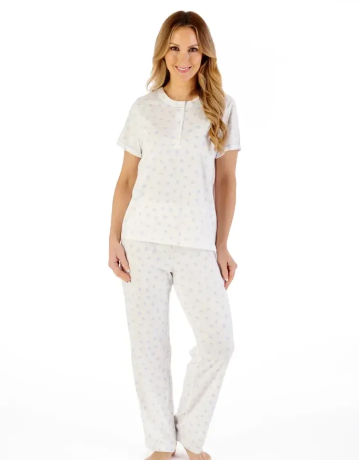 Leaf Print Jersey Pyjama PJ07117