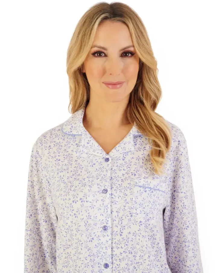 Leaf Print Tailored Jersey Pyjama PJ06103