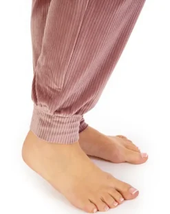 Lounge Velour Stripe Hooded Lounge Pyjama GL06712