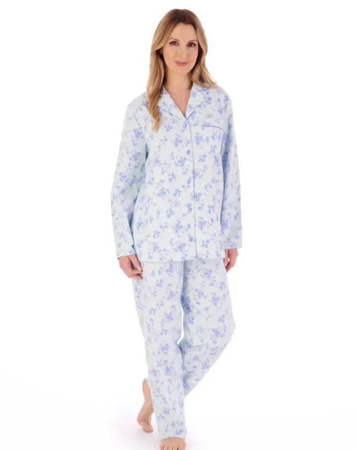Luxury Brushed Cotton Floral Pyjama PJ02213