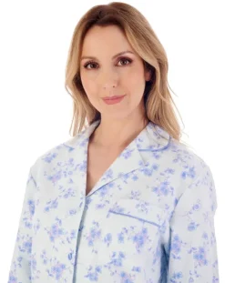 Luxury Brushed Cotton Floral Pyjama PJ02213
