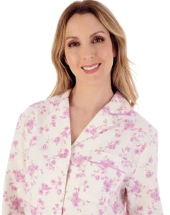 Luxury Brushed Cotton Floral Pyjama PJ02213