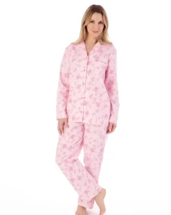 Luxury Brushed Cotton Floral Pyjama PJ02213