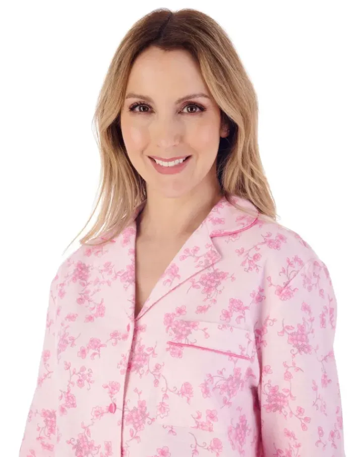 Luxury Brushed Cotton Floral Pyjama PJ02213